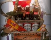 Wood beer carrier, wood beer tote, six pack carrier, beer bottle carrier, homebrew beer, hunters gift