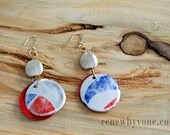 Recycled Aluminum Earrings - Diet Pepsi Fun
