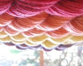 Nature Inspired. Peach. Hand Dyed. Wool. Yarn. Summer. Earth Day. Natural Dyes. Eco. Gift Ideas. Mothers Day.