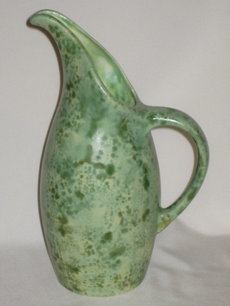 Vintage Haeger Pottery Pitcher Or Vase By Riverhouseartpottery