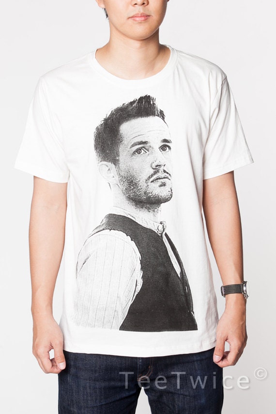 Brandon Flowers T Shirt The Killers Rock Band Men White T Shirts Short Sleeve Tee T-Shirt Size XL