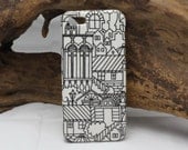 City Lines - iPhone 5 case, iPhone case, iPhone soft case decoupage