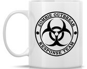 Zombie Outbreak Response Team Coffee Mug - zombie mug - zombie coffee mug - ZORT