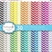 40% OFF 30 fat chevron digital paper pack, commercial use, scrapbook papers - PGPSPK585