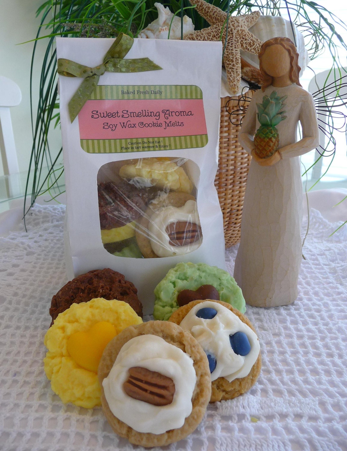 Soy Wax Candle Cookie Melts / Tarts handmade by Sweet Smelling Aroma