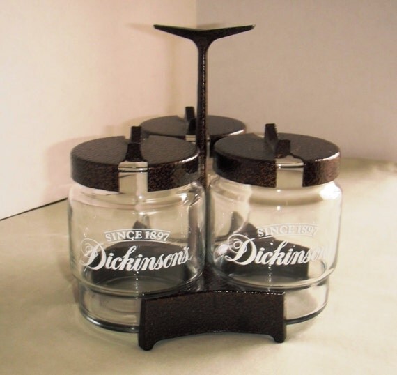Dickinson's Jelly and Jam Condiment Caddy. by TandRTreasures