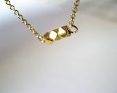 Dainty 14K Gold Filled Bracelet with 22K Gold Plated Nuggets