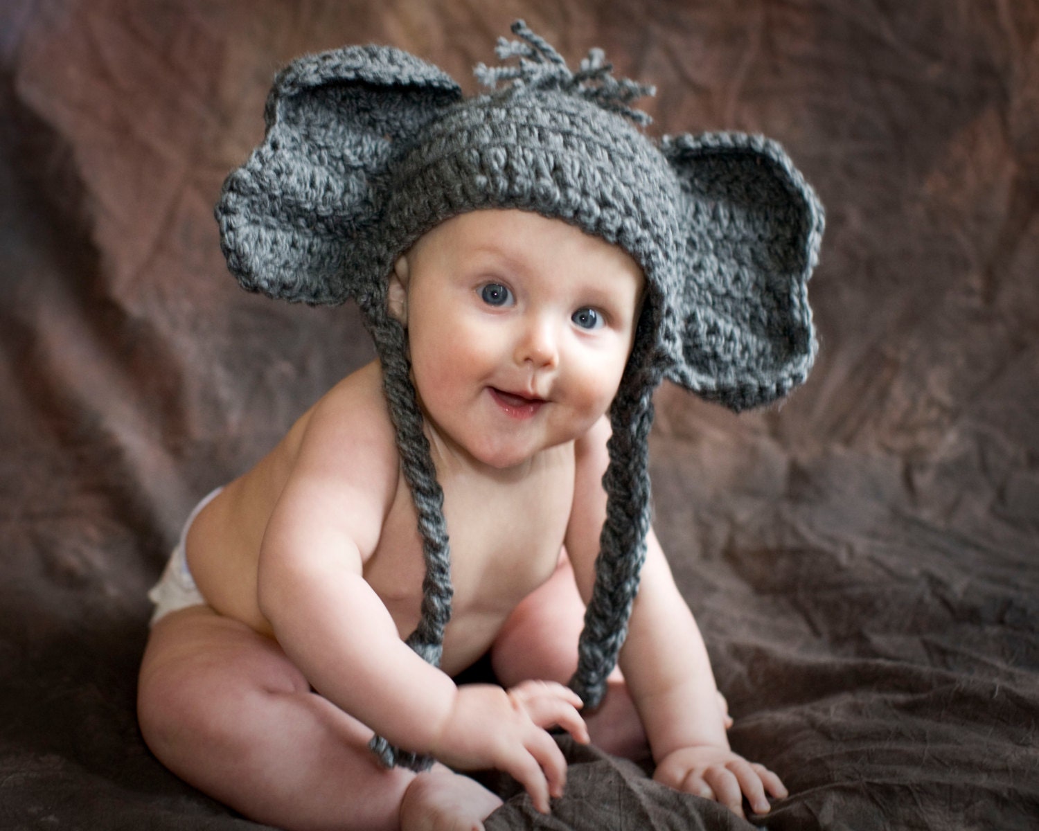 Elephant Baby Hat Alabama Toboggan Beanie Crochet Kids Accessories Toddler Child Costume Big Al Boy Girl