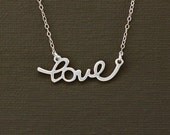 Silver Love Necklace