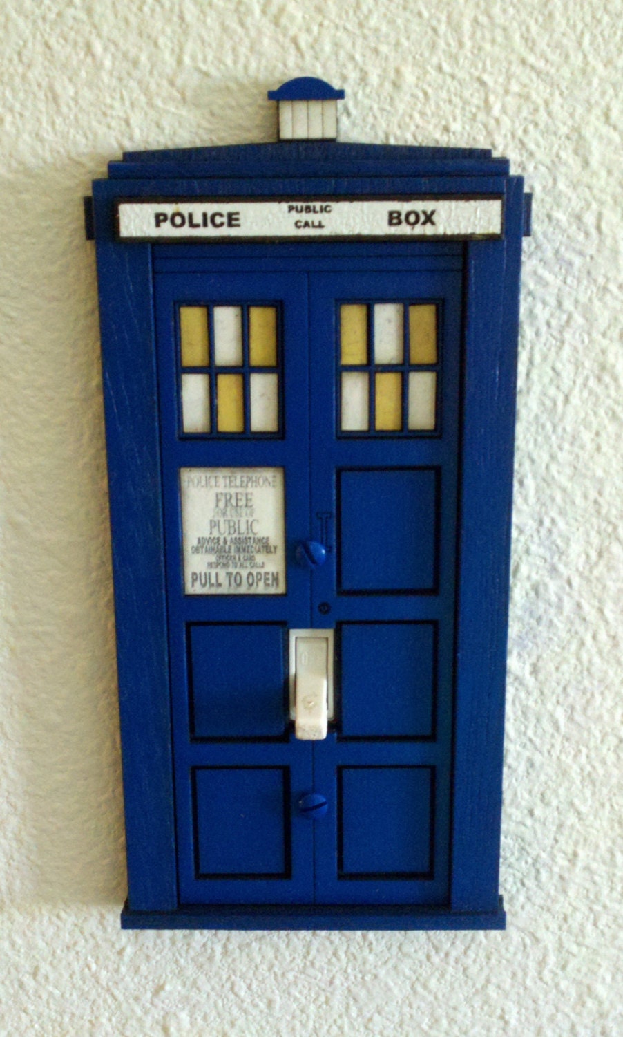 Doctor Who Tardis Switch Plate Cover