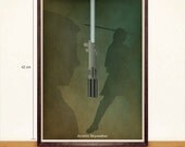 Anakin Skywalker Lightsaber A3 Poster - Star Wars