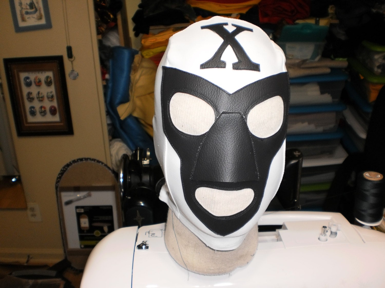 DR. X Pro Wrestling/Lucha Libre Mask by Bobepins on Etsy