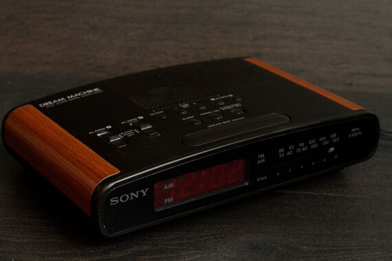 Items similar to DREAM MACHINE Vintage ClockRadio 80s Sony Bedside