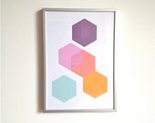 Print Set Geometric Print Series Minimalist Wall Art Series