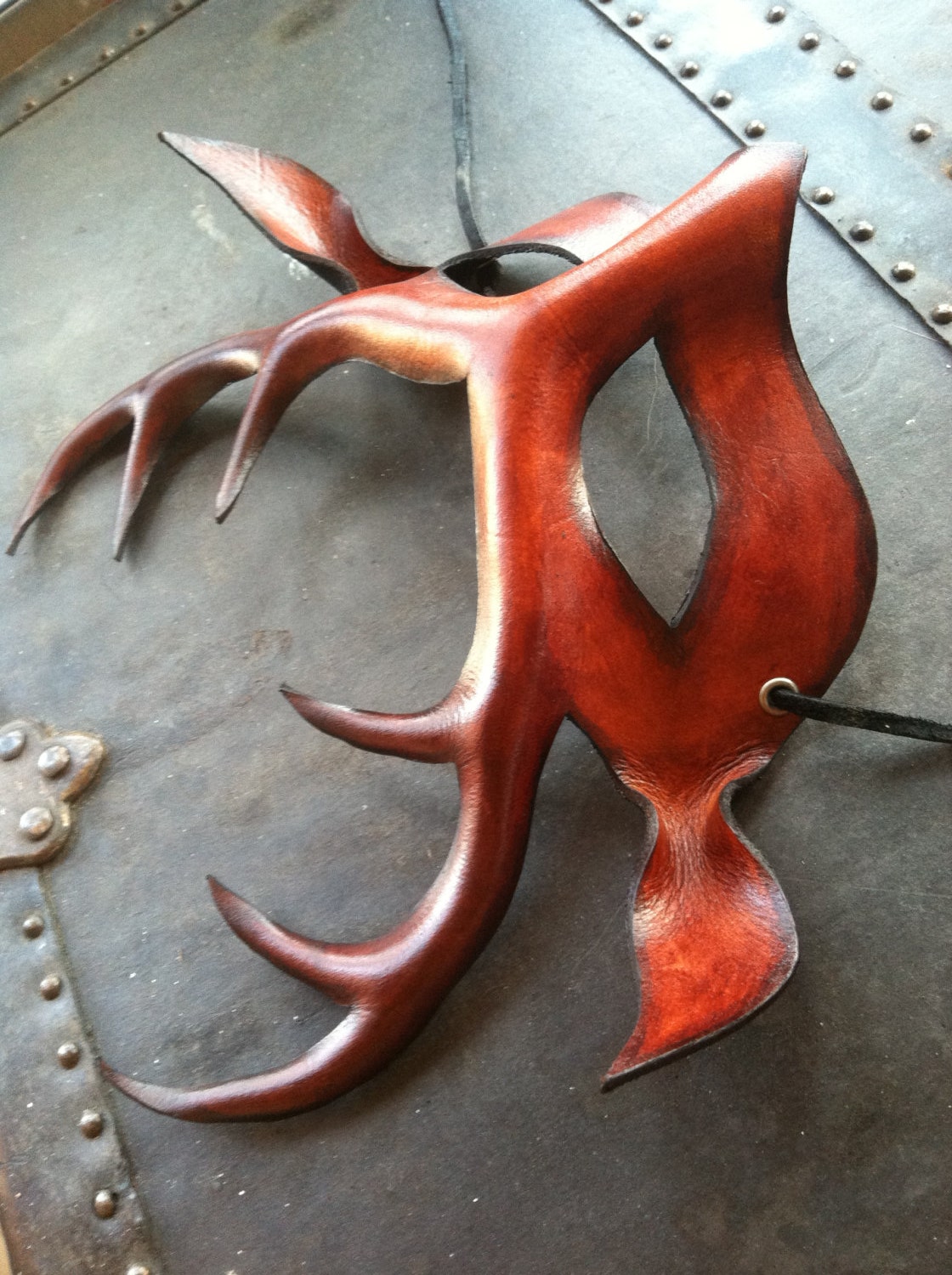 Gentle Stag Leather Mask