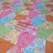 Bright Tumbler Throw Quilt - 50" x 64"