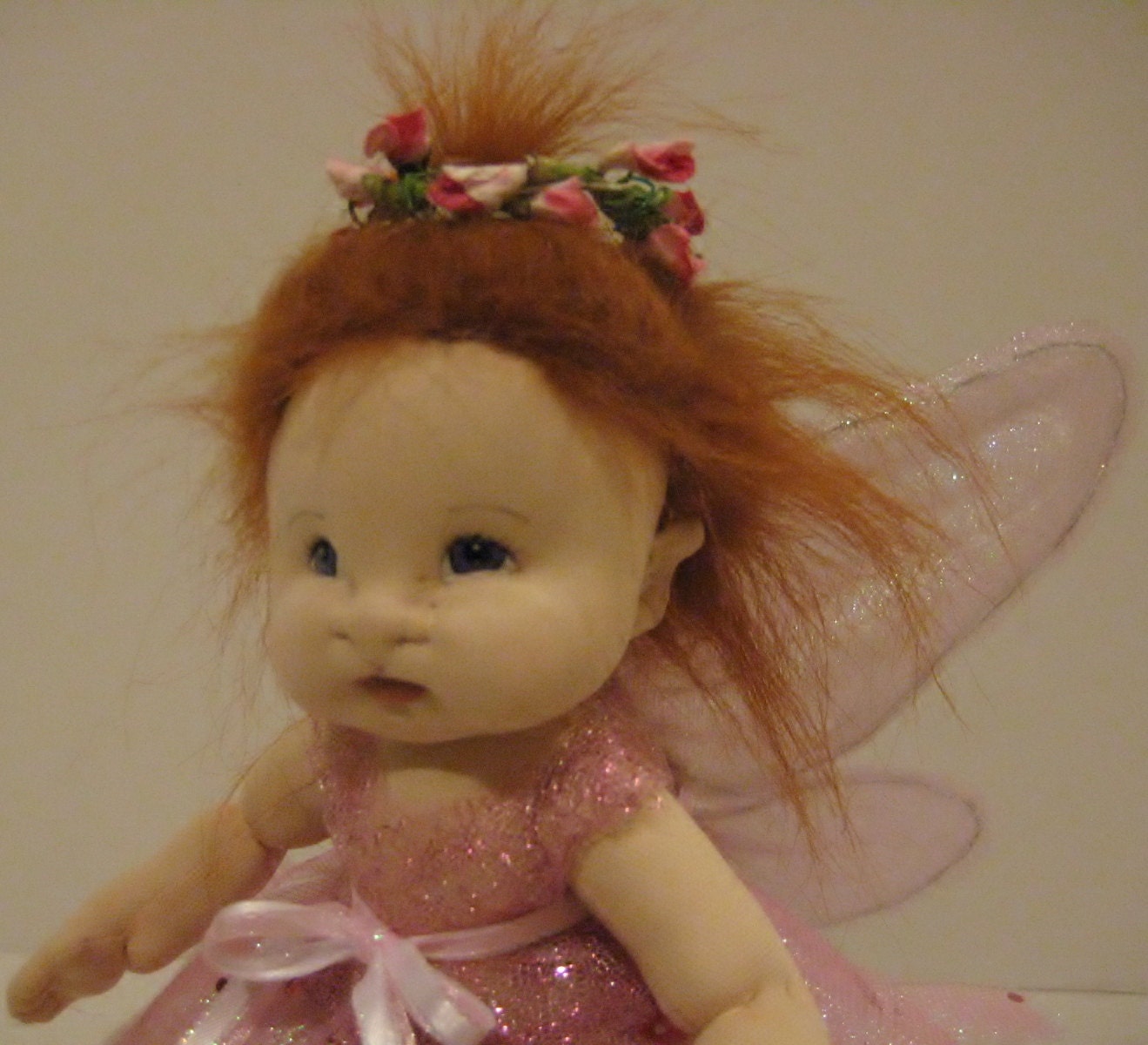 MADE TO ORDER Soft Sculptured Baby Faerie Cloth Art Doll