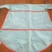 Unusual Apron & Bonnet Combination- OOAK Handmade Cotton Apron  Converts to Sun Bonnet- Farmhouse