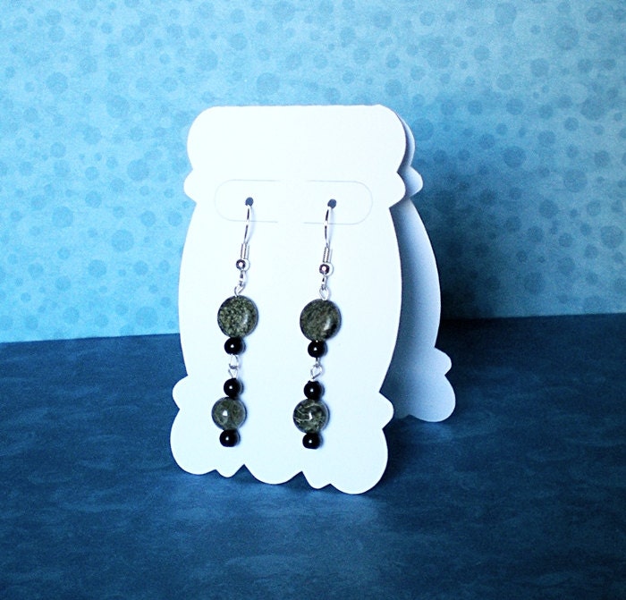 25 Blank Tent Standing Earring Display Cards by HoneyLanePaperie