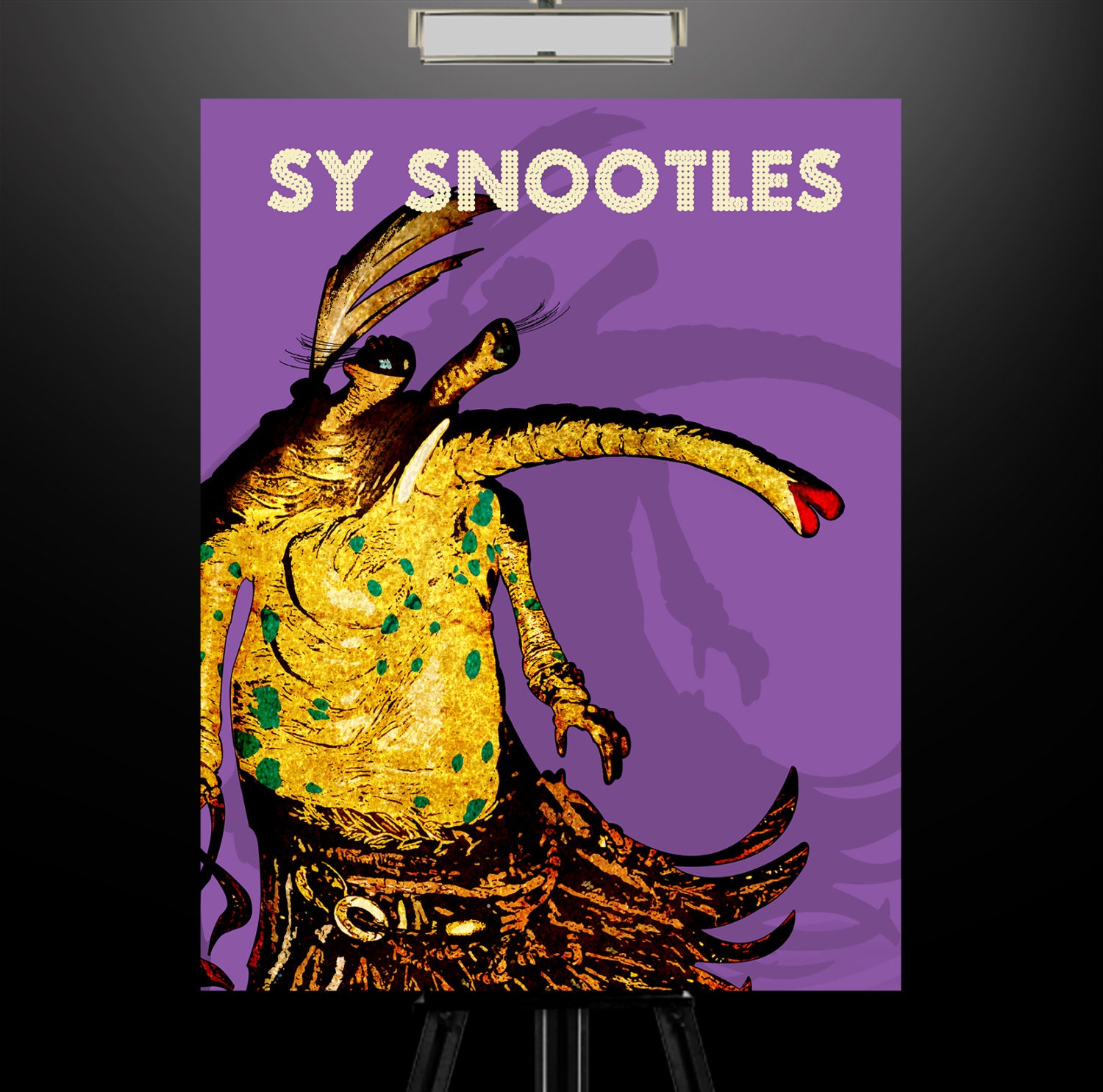Star Wars Inspired "Sy Snootles" 11X14 Print 3 in my  "Spotlight" Series Star Wars Posters