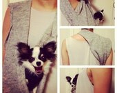 Puppy Pocket Scarf Sling Pet Carrier by HeartPup