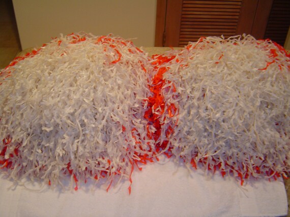 Items similar to Vintage Cheerleading Pom Poms on Etsy
