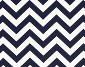 navy chevron pencil skirt