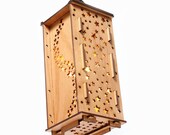 Star wood ceiling light lamp shade light fitting fixture box lighting sconce in sustainable wood