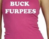 Buck Furpees Crossfit Bella Racerback Tank Top fitness gym womens S - XL B-068