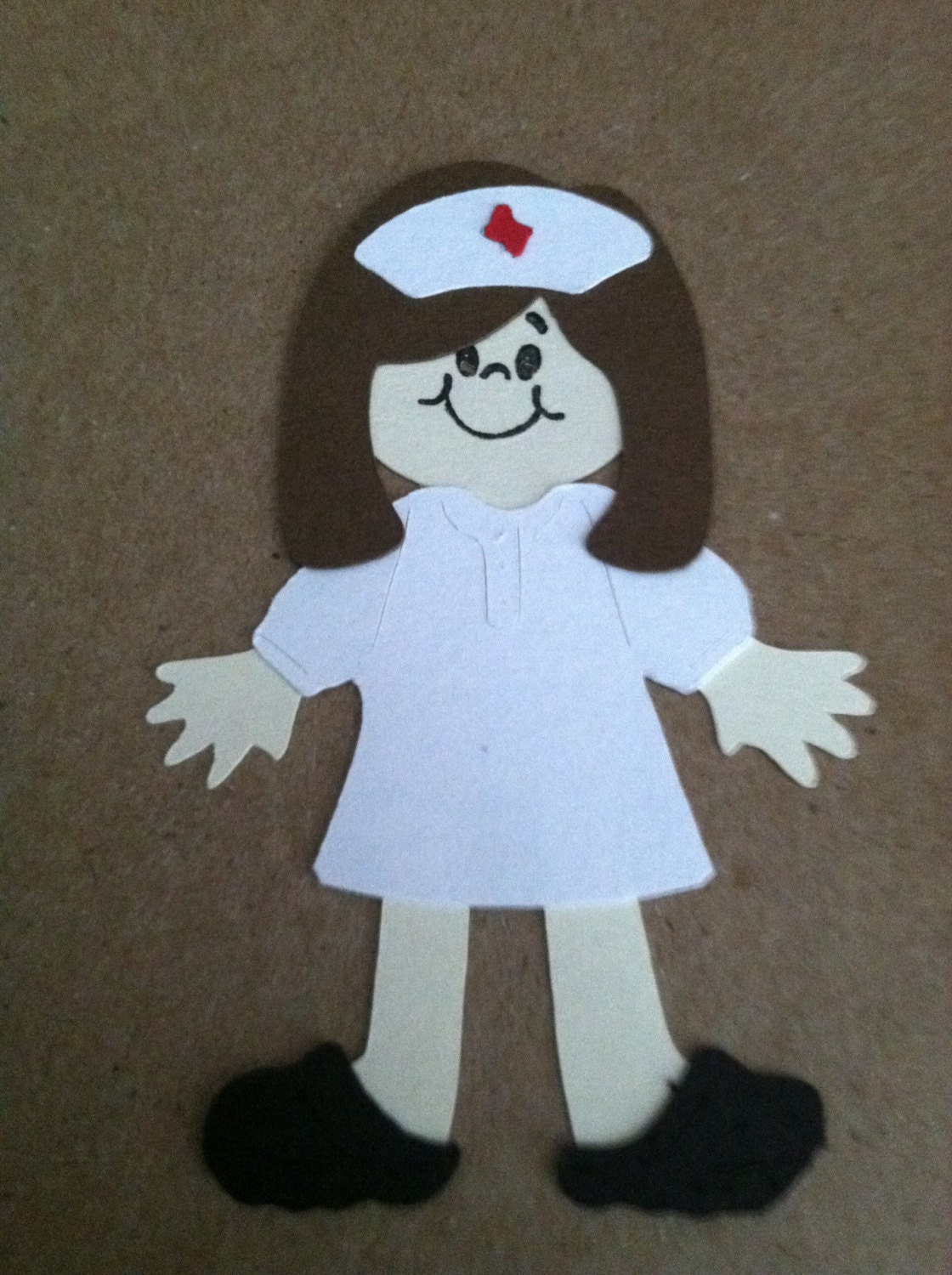 Items similar to Nurse cricut doll Everyday Paper Dolls on Etsy
