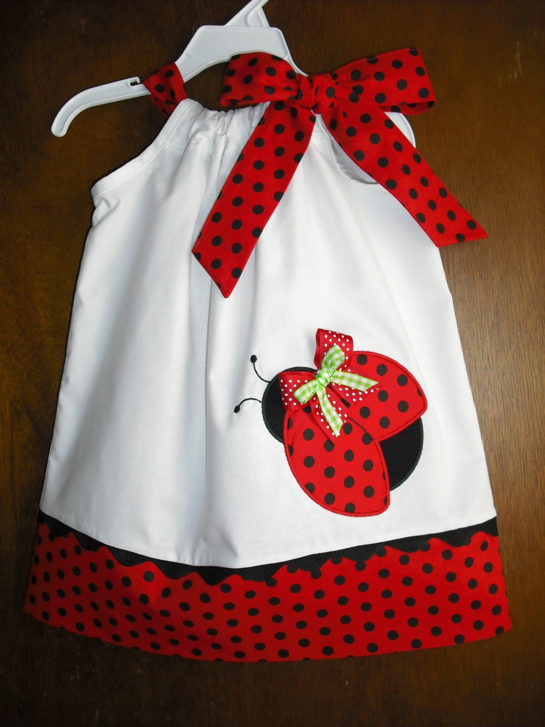 Cute Ladybug Pillowcase Dress