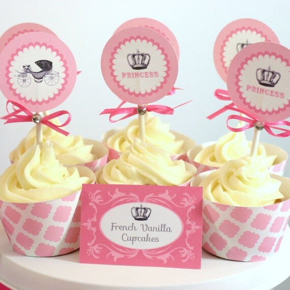 PRINTABLE Princess Party Circles Il_570xn