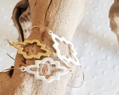 Designer Inspired Bangle Set of 3 - Two Toned Bangles - Handmade Women's Jewelry