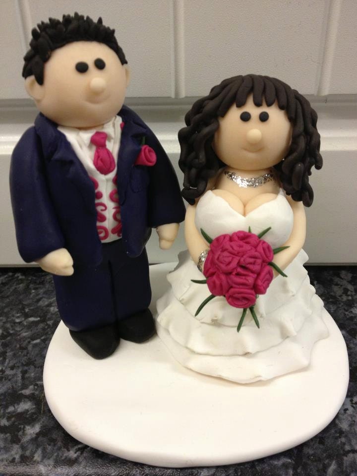 Personalised polymer clay cake toppers for any occasion