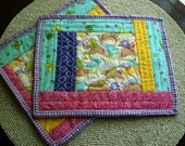 Garden Fairies Mug Rug Set