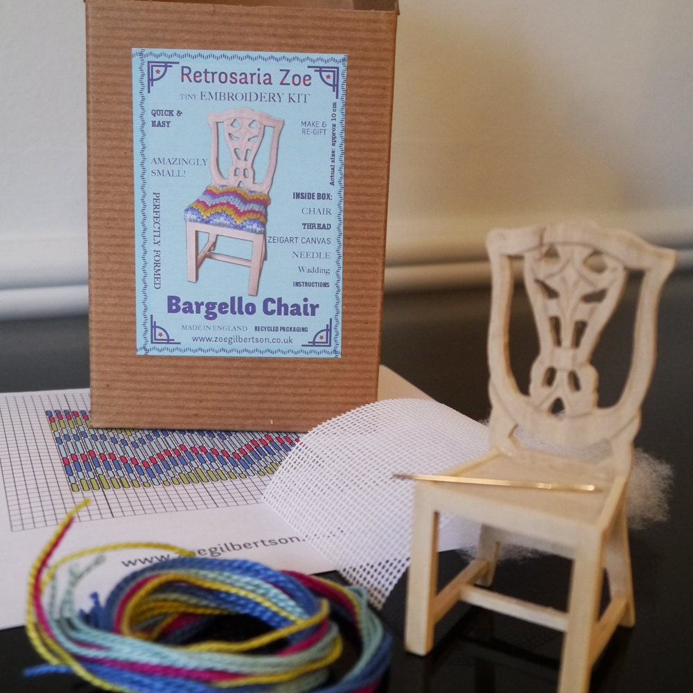Tiny Tapestry Kit - Bargello Chair