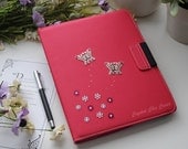 Crystal iPad Case iPad 2 3 4 Butterfly Bling Swarovski   Crystal Element Handmade Bling iPad Case Red iPad Case for iPad 2 iPad 3 iPad 4