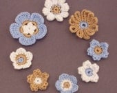 Crochet Flower Appliques