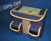 Handmade Randonneur Bicycle Front Rack Bag - Willow Creek