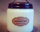 Rosemary Mint / 18 oz. Wood Wick Soy Candle