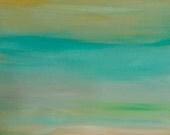 Abstract Landscape 16x20 Painting Original Artwork Modern Art on Ready To Hang Stretched Canvas