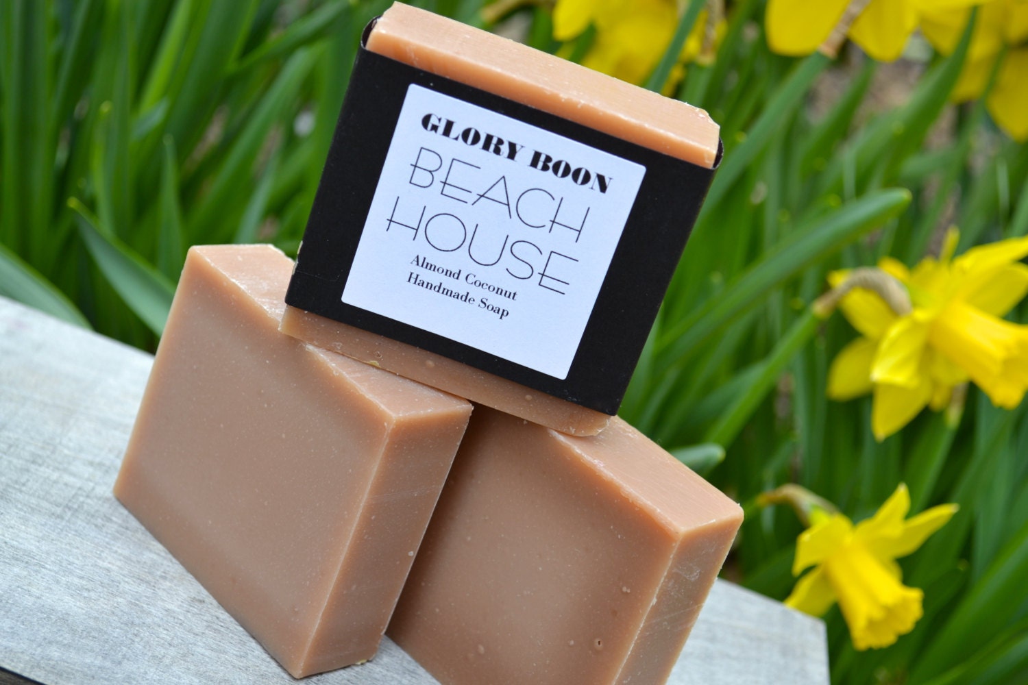 Almond Coconut, Handmade soap,Beach house, bath and beauty,natural handcrafted cold pressed soap,vegan soap