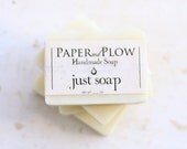 Just Soap: Handmade Natural Olive Oil and Avocado Butter Vegan Soap - No Colors, No Fragrance