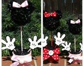 Minnie Mouse Centerpiece, Minnie Mouse Party Decorations, Baby Minnie Mouse Centerpiece