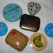 collection of small vintage tins