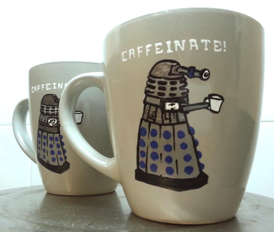 Dr Who Dalek Cup - "Caffeinate"