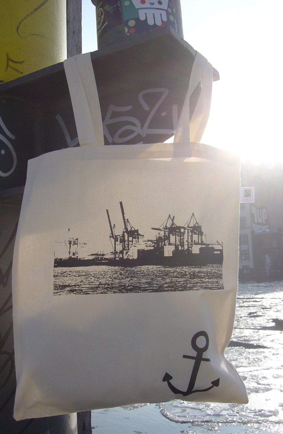 cotton bag "harbor&anchor"