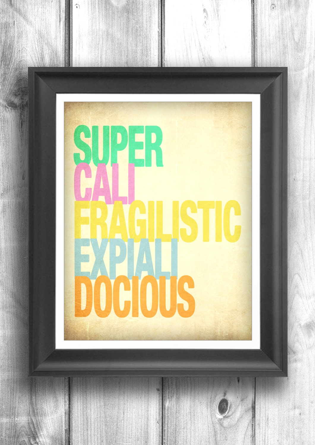 Motivational print typographic illustration movie quote wall decor typography poster digital print wall sign inspirational print 11x14 Type