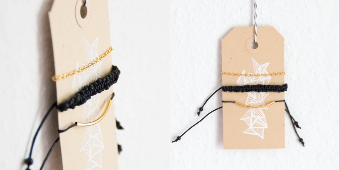Subtile armcandy - black and gold 2