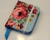 1/2 lined, 1/2 blank - Small blank journal/ notebook/ sketchbook - handmade